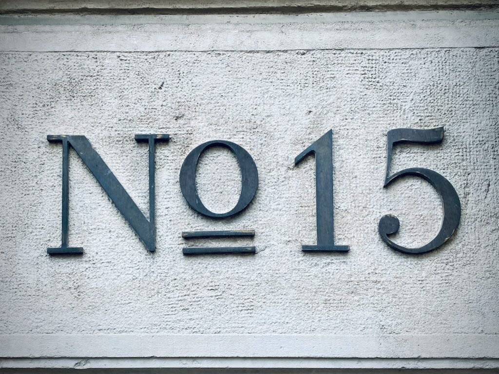 £15 sign
