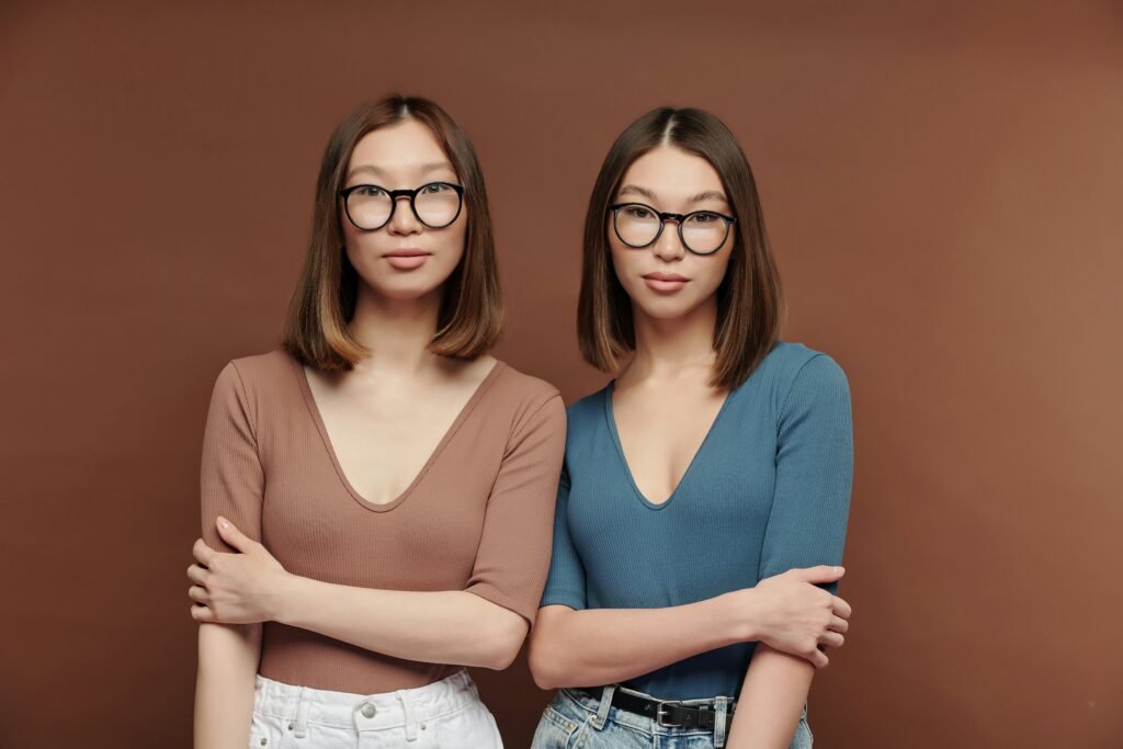 Twin sisters
