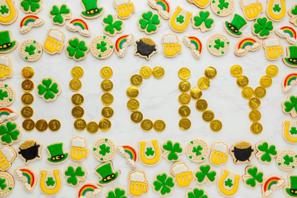 Sign saying Lucky